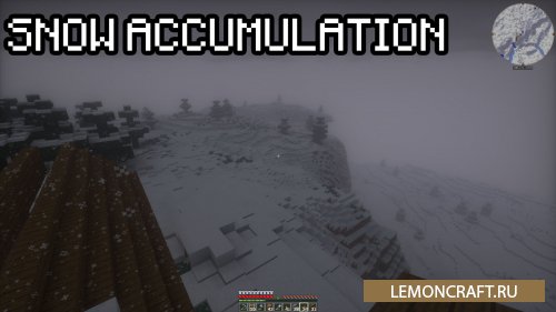 Мод на реалистичные снежные пейзажи Snow Accumulation [1.14.4] [1.13.2] [1.12.2]